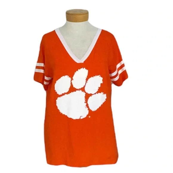 Clemson University Women’s Short Sleeve T-shirt XL - Picture 1 of 6